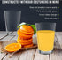 Juice Glasses Set of 4, 7 oz. Durable Drinking Tumblers for Soda, Water, Milk, and Spirits, Dishwasher Safe