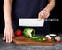 7.5-Inch Nakiri Knife, Razor Sharp High Carbon Stainless Steel Meat Cleaver, Vegetable Chopper