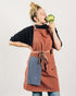 Caldo Crossback Kitchen Apron for Cooking - Mens and Womens Professional Chef or Server Bib Apron - Adjustable