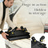 Small_41L) Reusable Grocery Bag on Wheels, Foldable Rolling Duffle Bag, Carry on Luggage Bag with Handle and Zipper