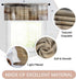 Emvency 2 Pack Valances Window Treatments, Brown Abstract Modern Art Blackout Drapes Adjustable Curtain Valances for Windows Living Room Kitchen Over Sink, 18x52 Inch Rod Pocket Valances by Emvency