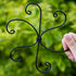 6.5 6.5IN -5 Set, Yohsnor Black Monstera Plant Support Hook - * Piece Durable Metal Stem Supports for Indoor Plants