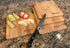 Small Mini All Natural Bamboo Cutting Board - Great for Apartments, RV's, Camping, 4 Pack
