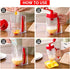 Batter Dispenser 3 In 1 Automatic Pancake & Cupcake Dispenser with Cake Mould, BPA-Free Food-Grade (Red)