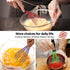 Walfos Whisk Set of 3: 8.5+9+11in Silicone Whisks for Cooking, Heat Resistant, Dishwasher Safe