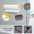 Gold Paper Towel Holder, Magnetic Paper Towel Holder for Fridge, Toilet Paper Roll Holder Magnet Fridge Rack Wall Mount