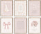 Lhoiplme Nursery Christian Wall Art Bible Verse Prints Pink Girl Nursery Room Canvas
