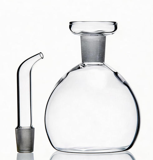 28 oz ELETON Cylindrical Olive Oil Dispenser Bottle Glass with No Drip Spout -Olive Oil & Vinegar Dispenser Glass Cruet