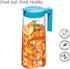 Amazing Abby Slim Tritan Pitcher 64 oz, Unbreakable Plastic Water Pitcher with Lid, BPA-Free, Dishwasher-Safe