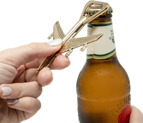 Airplane Bottle Opener - Aviation Gifts for Pilot, Perfect Travel Gift in Gift Box