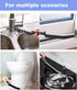 Xemnys Grout Tile Brush, Under Rim Toilet Brush, Crevice Cleaning Brush Gap Cleaner Tool