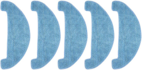 eecoo 5 Microfiber Mop Replacement Kits for Ilife V8 Sweeping Robot, Strong Power, Long Service Life