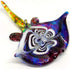 Manta Ray Figurine Handmade Glass – Tiny Blown Glass Animal – Miniature Collectible Ocean Décor Gift