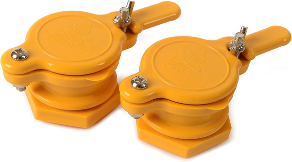 BeeCastle 2PCS Honey Gate Valve for 5 Gallon Bucket, Durable Nylon Honey
