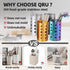 Kitchen Utensil Holder for Countertop (H6.7” x W4.1”), Stainless Steel Cooking Utensil Caddy for Tools, Spatulas, Spoons, Silverware & More, Cooking Utensil Organizer, Kitchen Decor (Silver)