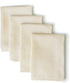 Benson Mills Cameron Textured Fabric Cloth Napkins - Set of 4, 18" x 18", Flax/Beige/Taupe