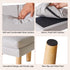 16.34" 12.4" W12.6" UHBD041G YMYNY Small Footstool Ottoman, Faux Leather Footrest with Sponge Padded Seat, Step Stool