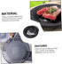 Portable Gas Stove Iron Baking Pan Baking Dishes for Oven Korean Bbq Grill Pan Table Bbq Plate Kabob Grill Roasting Pans for Ovens Korean Grill Pan Cast Iron Thicken Mold by LABRIMP