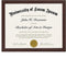 Americanflat 8.5x11 Diploma Frame with Shatter-Resistant Glass, Mahogany Document Frame