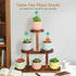 3 Desktop,Countertop,Window,Kitchen,Office Tier Wood Table Top Plant Stand,Small Windowsill Plant Shelf Desk Succulent
