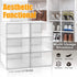6 Closets AJP Distributors Collapsible Stackable Shoe Organizer Racks for and Entryway Shoes Storage Cabinet Storage