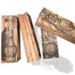 Wine Gift Bags for Wine Bottles, 12 Pack Paper Set with Wood Grain, Bulk for Holiday, Wedding, Birthday