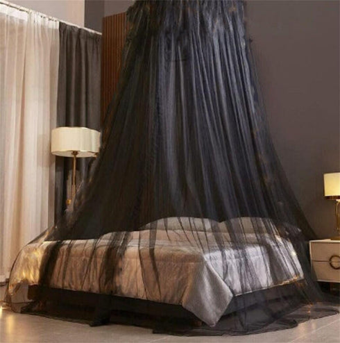 Comtelek Mosquito Net Bed Canopy for Girls,King Canopy Bed Curtains Full Queen Size from Ceiling,Dome Mosquito Netting