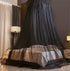 Comtelek Mosquito Net Bed Canopy for Girls,King Canopy Bed Curtains Full Queen Size from Ceiling,Dome Mosquito Netting