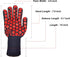 J H Heat Resistant Oven Glove: EN407 Certified 932 °F, Silicone Coating, Oven Mitts for Cooking, Grilling, Camping