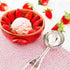 Restaurantware Met Lux 3 Ounce Gelato Scoop - Ambidextrous Ice Cream Scoop with Built-In Blade, Stainless Steel