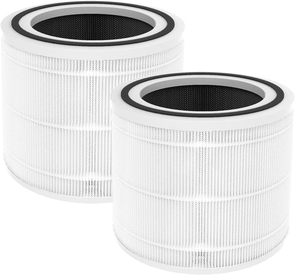 Core 300 Replacement Filter for LEVOIT Core 300, Core 300S, Core P350, 3-in-1 True HEPA Filter, 2 Pack