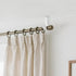 4 Pack Ceiling Curtain Rod Bracket, Heavy Duty Single Curtain Rod Holders for 1 Inch Drapery, Living Room Bedroom, White