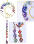 rockcloud 7 Chakras Stones Crystals Tree of Life Wall Hanger, Tumbled Gemstones Meditation Hanging Ornament for Home