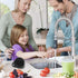 Kitchen Funnels for Use, Food Grade Silicone Collapsible Kitchen Funnel (Black)