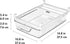 OXO Good Grips 14 in Fridge Undershelf Drawer for Deli Meat, Cheese, Produce, and More