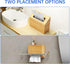 NiHome Hand Towel Box Cover for Kleenex, Natural Bamboo Tissue Box Cover for Home, Office, Bathroom Decor, Fits