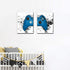 Gaming Artwork Canvas Wall Art - Race Game Room Poster Prints, Gamepad Decor for Boys Room, 16x24 Inch Unframed