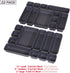 Set of 22 Interlocking Desk Drawer Organizer Tray Dividers for Kitchen, Bathroom, and Office Storage