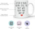 YouNique Designs 11 Year Anniversary Coffee Mug for Her, 11 Ounces, 11th Wedding Anniversary Cup for Wife