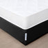 Twin Size Box Spring Cover, Smooth Elastic Fabric Wrap Around, Dustproof, Washable, Black