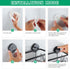 KEGII Shower Caddy Suction Cup Removable Suction Bathroom Organizers Shelf with Soap Holder, Razor Holder & Hooks