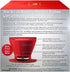 Melitta 640820 Ready Set Joe Filter Cone, Pourover Cone Manual Brewer, One Cup Brewer, Red