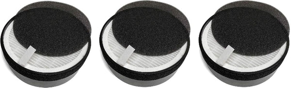 Nispira True HEPA H13 Air Filter Replacement for hOmeLabs Compact Air Purifier, 3 Units