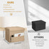 300 lbs, 17x13x13IN(Beige) BelugaHelper Ottoman with Storage, Small Storage Ottoman Foot Rest with Thicker Foam Padded