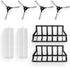 Dana Trading Smart Robot Vacuum Accessory Kit, 2 Replacement Side Brushes, Primary Filter, 2 H10 Filters