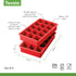 Tovolo Perfect Cube Ice Tray Set of 2, Candy Apple, Reusable Silicone Molds for Cocktails & Whiskey