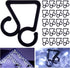 Vikdio 30 Pcs Black Gutter Hooks for Christmas Lights, Holiday Light Clips, Gutter Clips for Outdoor String Icicle