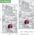 10 Pack Wine Purse Refill Bags, BIB Bag in Box, Refill Bladder Bags for Alcohol, Wine Replacement Wine Pouch with Spout for Wine Cools, Purse, Holders, Carriers (1 L)