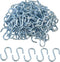 Nydotd 180 Pcs 1 Inch S Hook Connectors, Mini Metal S-Shaped Wire Hook Hangers for DIY Crafts, Hanging Jewelry, Key
