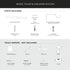 MODE Simplicity Collection 5/8" Diameter Curtain Rod Set with Doorknob Finials, Adjustable Gold